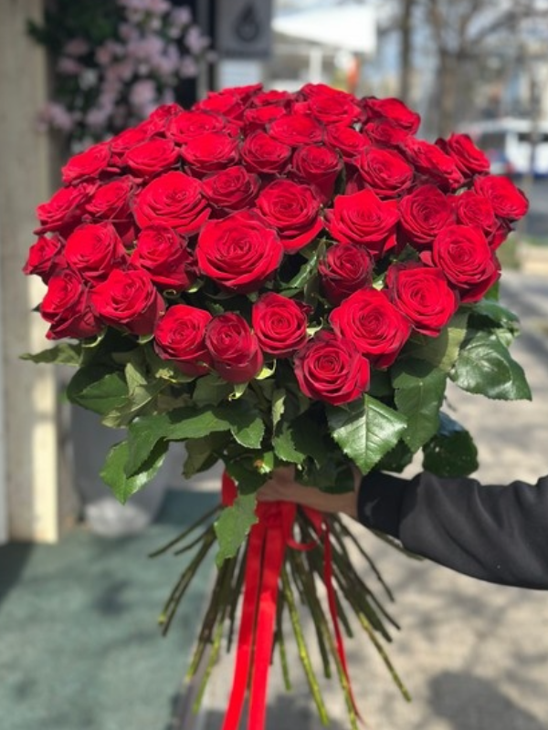  Доставка цветов Алания - 45 Red Roses Bouquet 