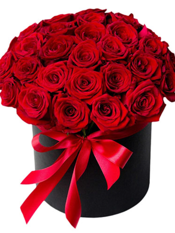  Доставка цветов Алания - 33 Red Roses in Box. 