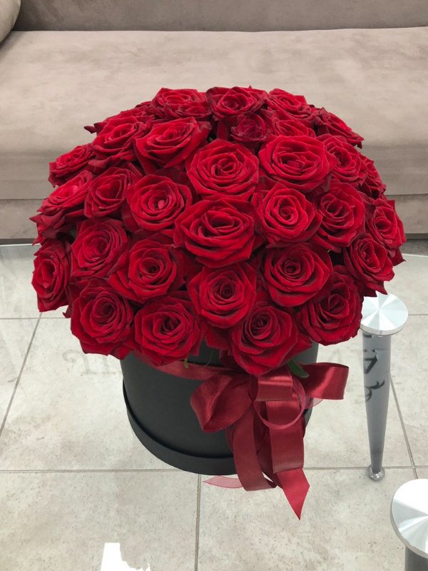  Alanya online çiçek - 35 Kırmızı Gül Kutu içinde 