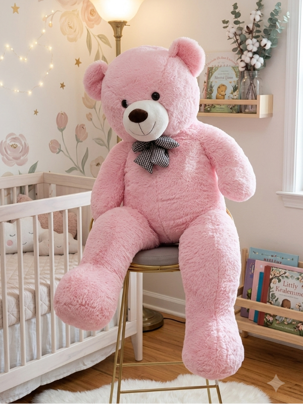  alanya çiçekçilik - 150 cm Dev Peluş Ayı Pembe