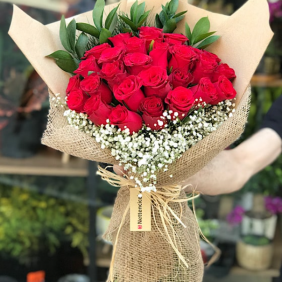  Alanya Flower Order 29 Red Roses Bouquet 