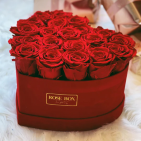  Доставка цветов в Алании Heart Box 19 Roses