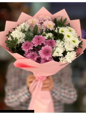  Alanya online çiçek - Mix Kasımpatı Buketi