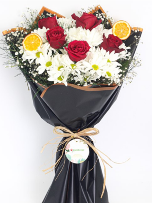 Alanya çiçekçi - Sarı Papatya Buketi