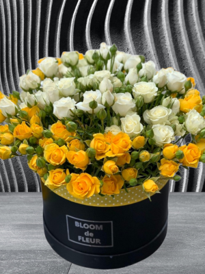  Alanya çiçek gönder - Sarı Beyaz Spray Güller