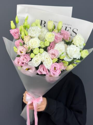 Alanya çiçekçi - Lila Eustoma Bouquet