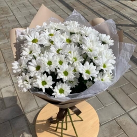  Alanya Flower Delivery Krizantem Bouquet 